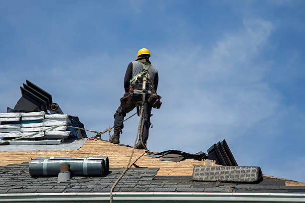 Professional Roofing technician working in Elmore, OH